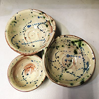 splatter olive dish